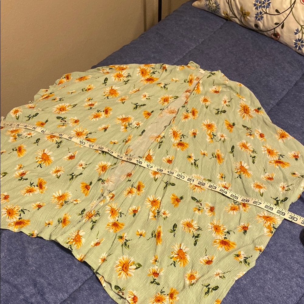 Sunflower Print Kimono Cardigan - Picture 5 of 8